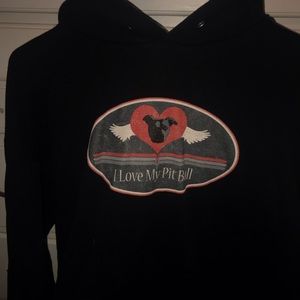 I love my pit bull sweatshirt
